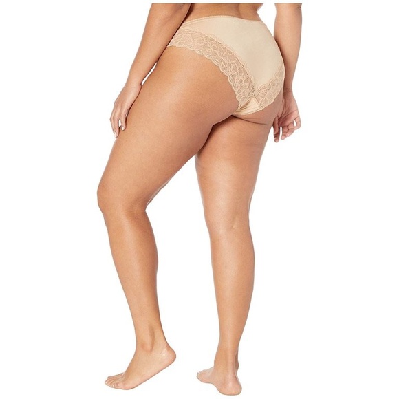 Calvin Klein Lace-trim Seductive Comfort Bikini Underwear  Bare Sz 3X NWT NEW - Picture 2 of 3